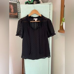 Black Blouse, Size Medium